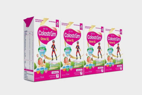 Sua Colostrum Grow IQ - Hương Dâu - Tổ Yến